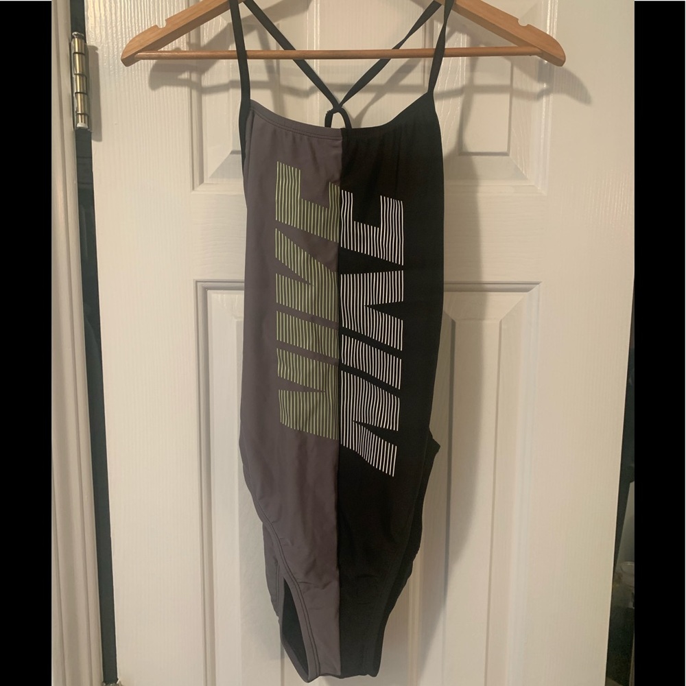 Nike performance swimwear one piece rift cut out